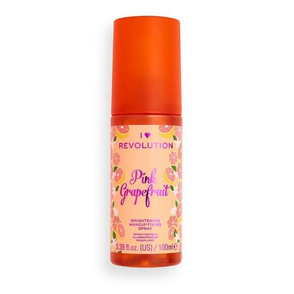 6/$25 NWT I Heart Revolution Pink Grapefruit Brightening Fixing Spray - Picture 1 of 3